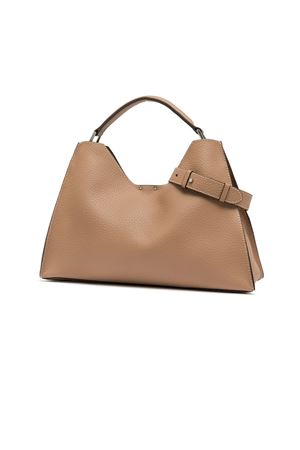 Borsa Aurora in pelle martellata grana maxi cipria GIANNI CHIARINI | BS12316RNGDBL5313